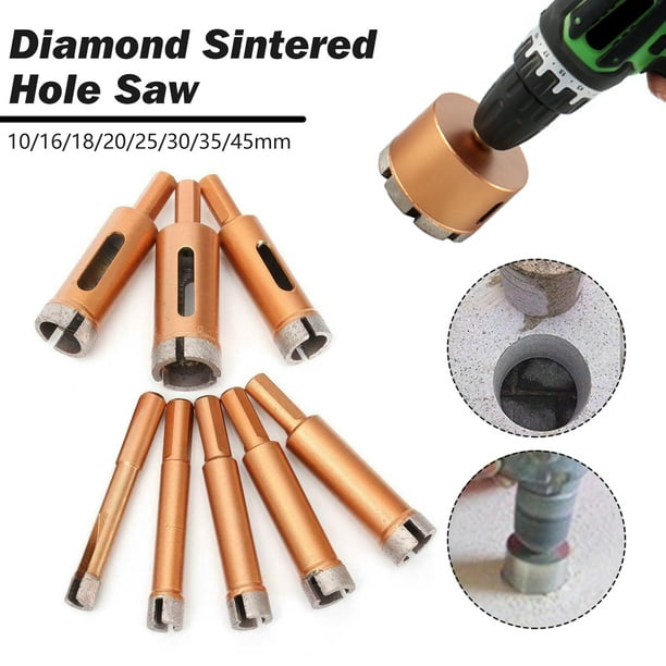 10-45mm Diamond Sintering Hole Saw Drill Core Bit Tile Ceramic Porcelain Stone 10-45mm Diamond Sintering Hole Saw Drill Core Bit Tile Ceramic Porcelain Stone